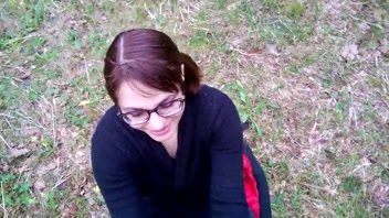 Wild Forest Amateur Blowjob Adventure