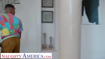 Naughty America - Jasmine Jae Seduces Son's Nosy Friend!