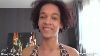 Busty Teen Addisson's Hardcore Debut: Huge Boobs, Tiny Waist!