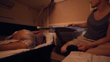 CAUGHT JERKING TO STRANGER ON TRAIN, SHE LOVED IT!