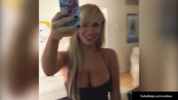 Hot Amateur! Busty Tasha Reign Gets Wild at Home!