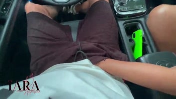 Steamy Car Blowjob with My Ex!