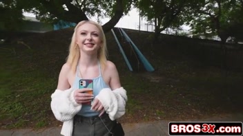 Busty Teen Flashes for Cash, Screams in Wild Ride